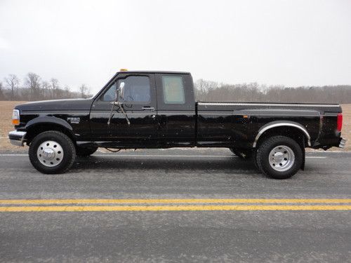 1996 f350 ext cab  xlt diesel 7.3 turbo dually black southern truck  3900.00