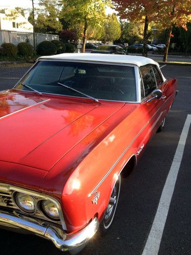 1966 chevrolet impala ss convertible (regal red/white top)