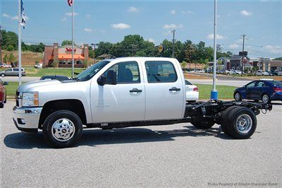 Save at empire chevy on this new crew cab &amp; chassis lt duramax auto leather 4x4