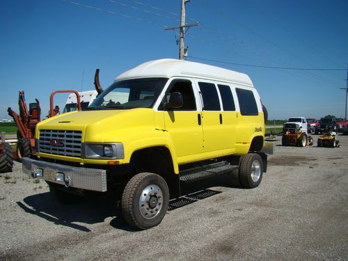 Custom conversion monster show van 4x4 show van gmc savana van big big big