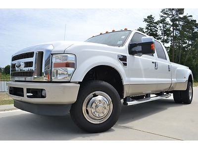 2008 ford f-350 crew cab king ranch fx4 diesel navigation sunroof