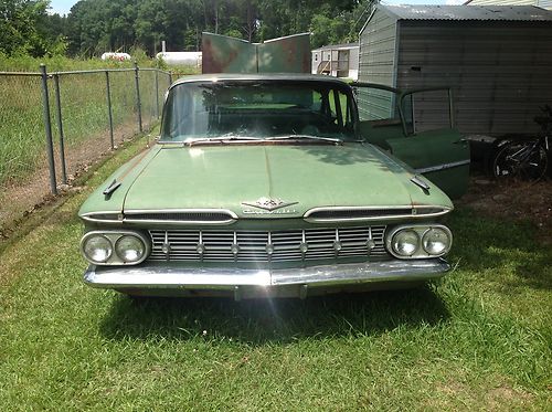 1959 chevrolet chevy belair bel air 348 v8 4bbl factory