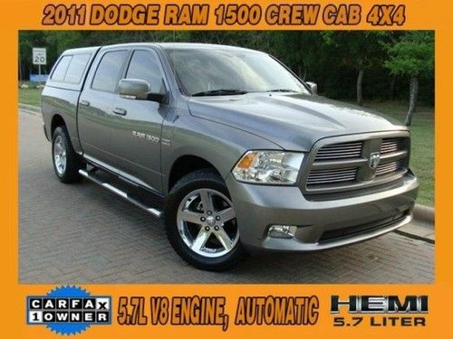 2011 ram 1500 4x4. crew cab. power seat .navigtion system .one owner carfax