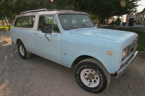 1976 international harvester scout ii traveler 4x4 345 v-8 automatc jeep suv ih