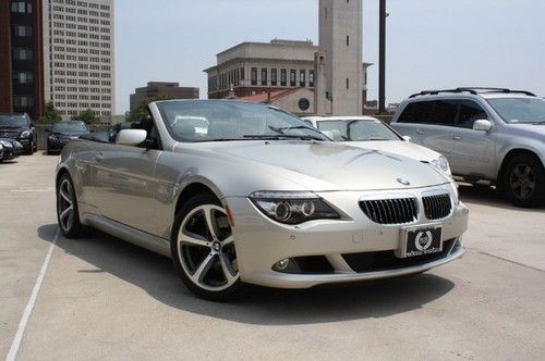 650i convertible sport package navigation mineral silver/black/black 19 wheels