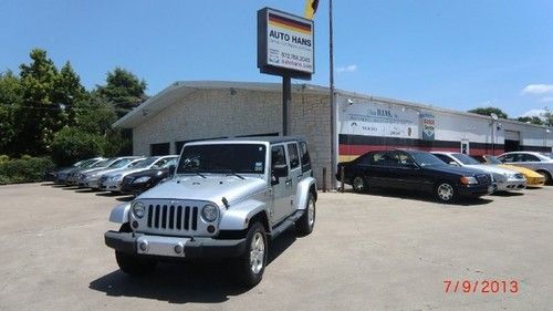 2008 wrangler unlimited sahara,navigation,hardtop,softtop,1 owner,clean