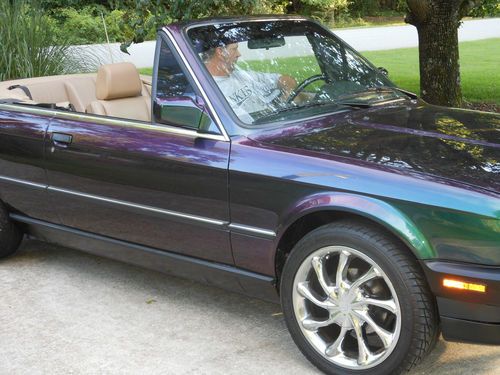 1989 bmw 325i convertible, custom kameleon paint, 98k original miles, awesome