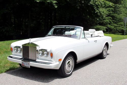 1993 rolls royce corniche iv base convertible 2-door 6.7l