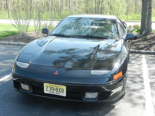 1992 mitsubishi 3000gt sl coupe black lowering springs 18" wheels project car