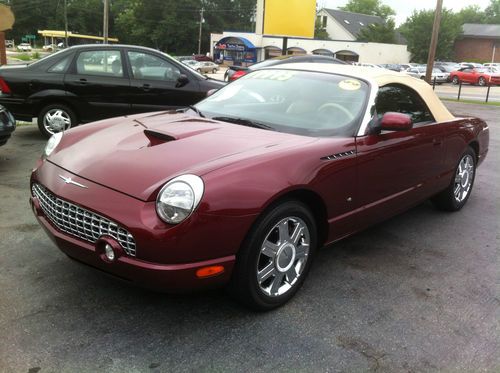 2004 thunderbird convertible one owner