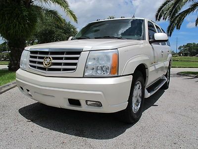 04 escalade suv all wheel drive runs great fl suv low reserve great condition