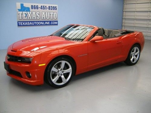 We finance!!!  2011 chevrolet camaro ss 2ss convertible auto hud xm texas auto