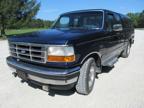 1994 ford f150 xlt 2wd ext. cab truck with matching cap - very dependable!!!