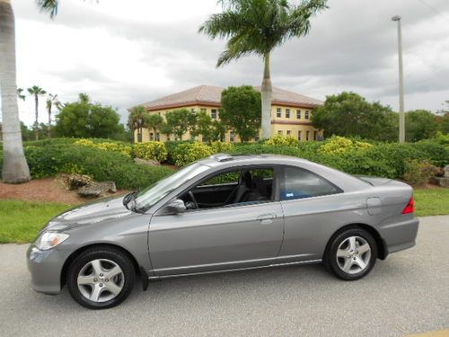 Beautiful 2004 florida honda civic ex coupe 5-speed! 31k 1-owner miles! 06 07 08