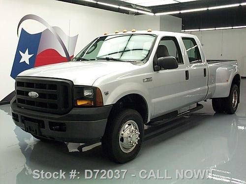 2006 ford f-350 crew 6.8l v10 dually 4x4 side steps 43k texas direct auto