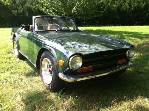 1970 triumph tr6 convertible,rwd,l4,4 speed,clear title