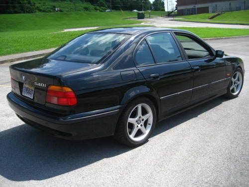 1998 BMW 540i  SIX SPEED!!  BLACK LEATHER SEATS!! LOADED!!, image 3