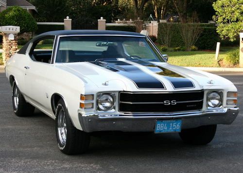 Loaded  big block matching numbers - 1971 chevrolet chevelle ss ls5 - 2k miles