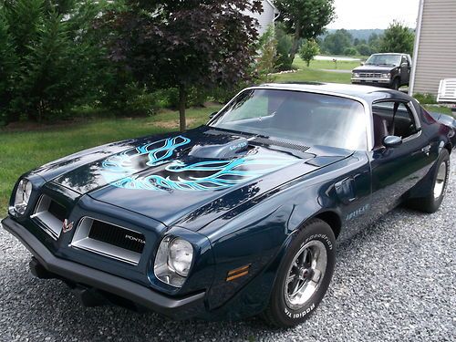 1974 trans am 455 super duty clone : admiralty blue, rare interior, 4 speed