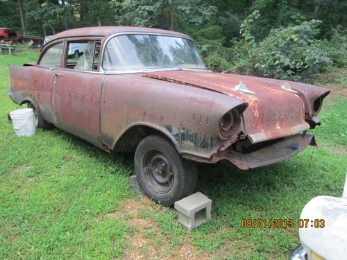 1957 chevrolet belair/210  2 door sedan