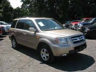 2007 honda pilot ex-l leather sunroof four wheel drive runs and drives well