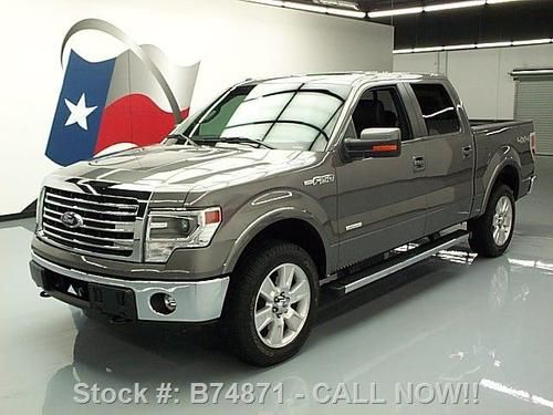 2013 ford f-150 lariat ecoboost 4x4 sunroof nav 20's 7k texas direct auto