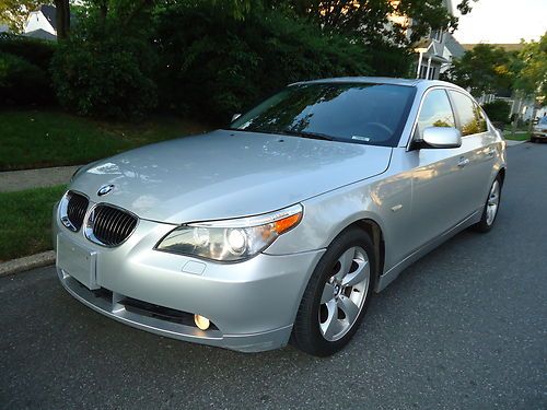 2007 bmw 530i sports sedan sunroof 3.0l 530i navigation loaded lqqk no reserve