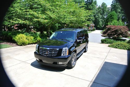 2010 cadillac escalade esv one owner with warranty black on black 22" wheels