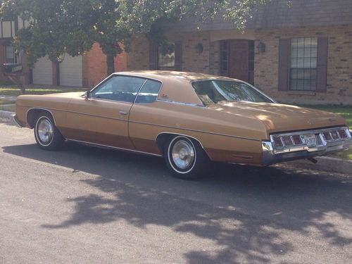 1973 chevrolet impala custom hardtop 2-door 5.7l / 350 ci sbc