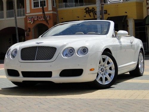 2007 bentley continental gtc convertible 2-door 6.0l