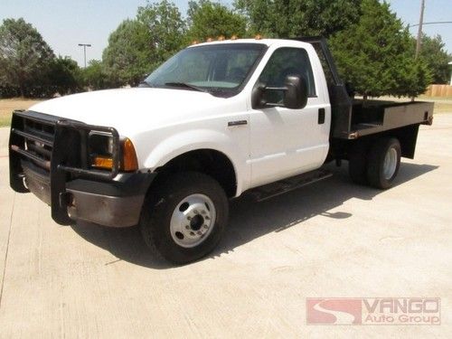 06 f350 4x4 diesel11ft flatbed tx-one-owner fleet maintained