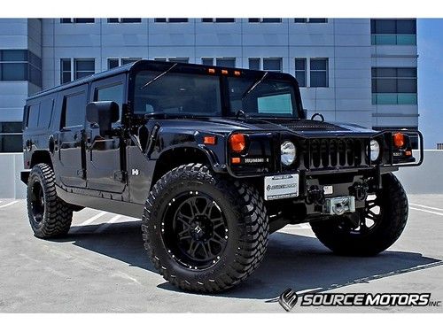 Free shipping w/ bin hummer h1 wagon, 20" wheels, leather, navigation, momo