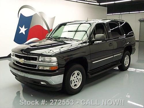 2005 chevy tahoe ls 6 pass leather cruise ctrl 51k mi texas direct auto