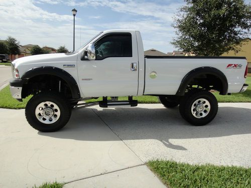 2006 ford f-350 super duty 4x4 turbo diesel florida beauty lifted low miles