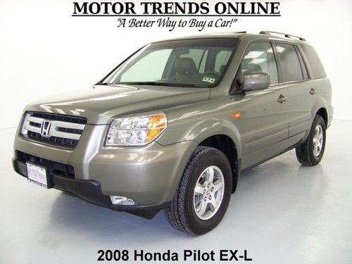 2008 exl ex-l navigation rearcam sunroof leather htd seats honda pilot 105k