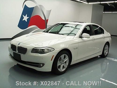 2012 bmw 528i sedan twin turbo sunroof nav rear cam 28k texas direct auto