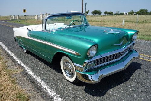 1956 chevrolet belair convertible classic multiple award winning show car/ video