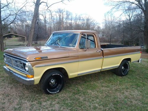 72 ford pickup new paint good driver