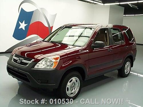 2004 honda cr-v lx 2.4l cruise ctrl cd audio 24k miles texas direct auto