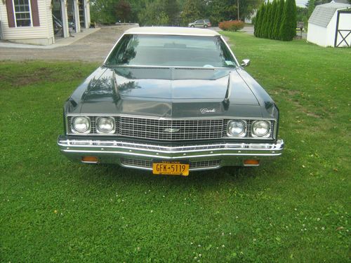 1973 chevy impala 4 door 350 ci green exterior and exterior 46k miles