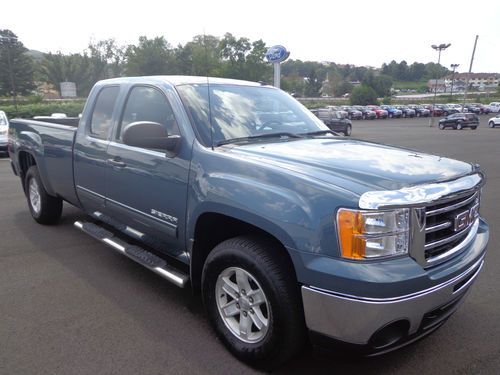 13 sierra 1500 sle extended cab 8' long bed v8 4x4 bedliner bluetooth video