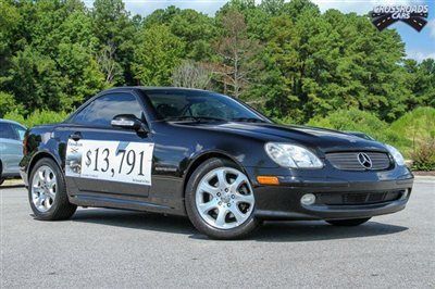 03 slk230 hard top convertible leather interior 16 alloy wheels kompressor coupe