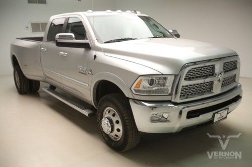 2013 drw laramie crew 4x4 navigation leather heated cummins diesel uconnect