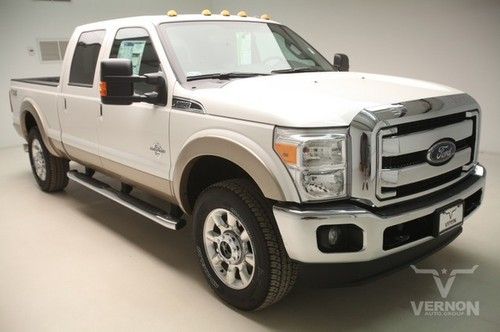 2013 lariat crew 4x4 fx4 navigation sunroof leather heated 20s aluminu v8 diesel