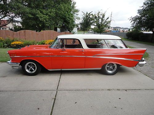 57 1957 chevrolet chevy nomad bel air 2 door wagon