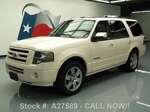 2008 ford expedition ltd sunroof nav dvd rear cam 52k texas direct auto