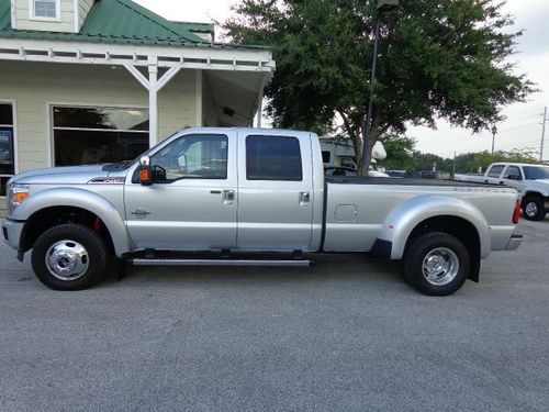 2013 ford f-450 platinum-diesel-4x4-5th whl.hitch-nav-roof-only 1471 miles-wow!