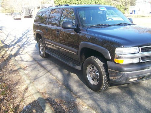 2003 chevy surburban 3/4 ton 3rd row seating no reserve auction