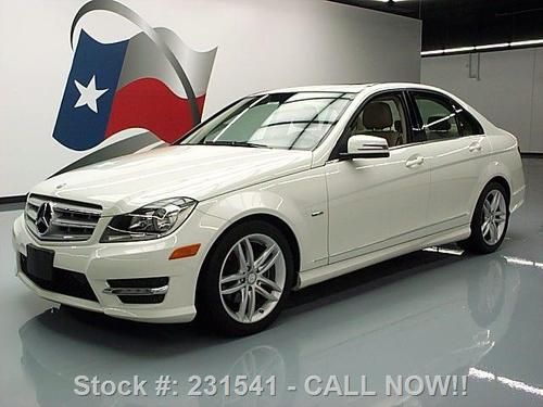 2012 mercedes-benz c250 sport turbocharged sunroof 22k! texas direct auto