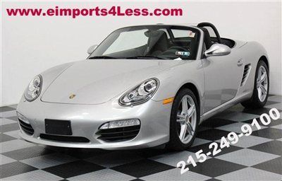Boxster s 2011 6 speed porsche xenons bose audio silver very low miles s model